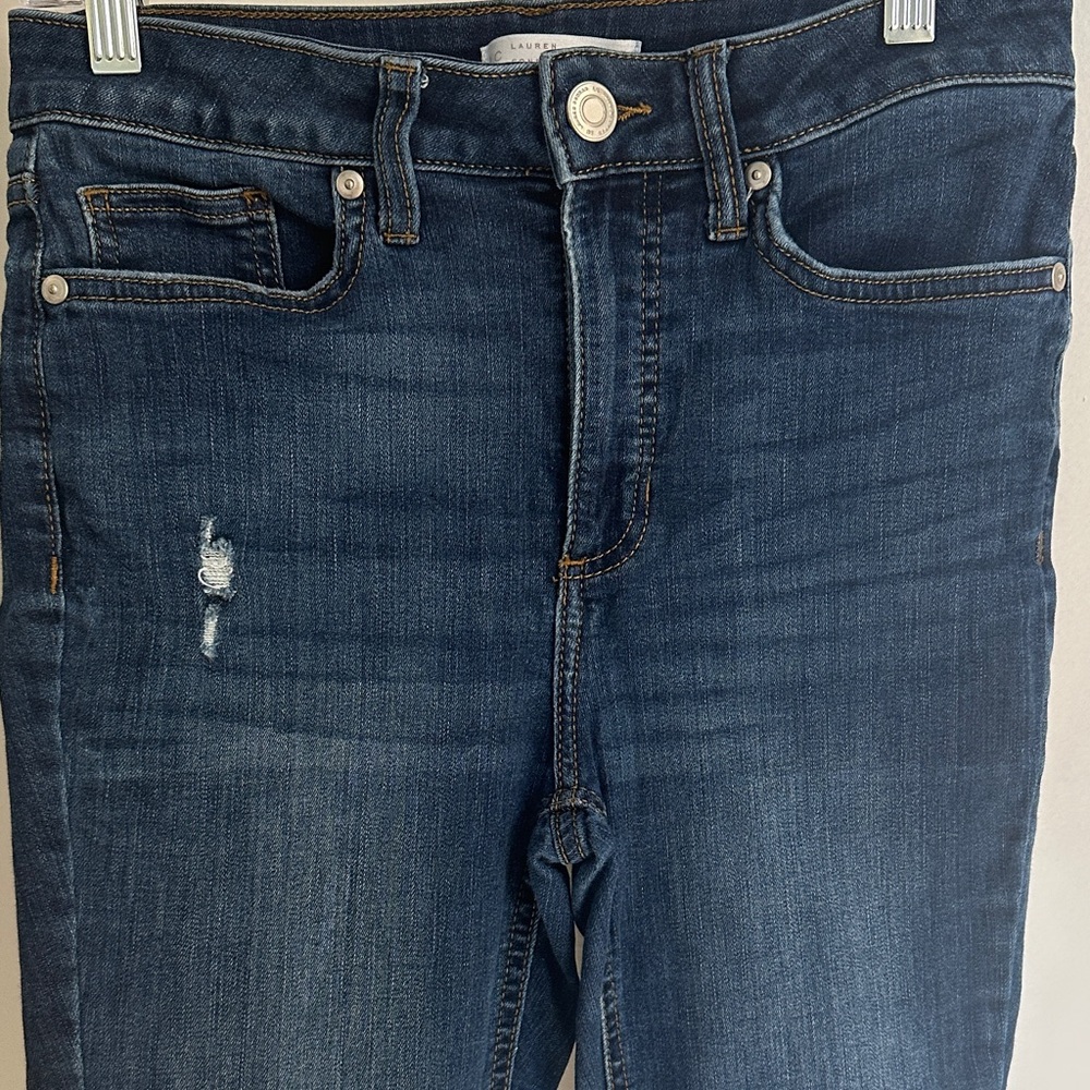 LC Lauren Conrad Dark Wash Skinny Jeans - Picture 3 of 5